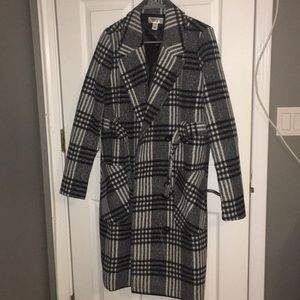 Long maternity pea coat